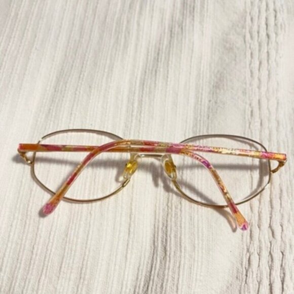 Vintage Pink and Gold Glasses - Picture 4 of 10
